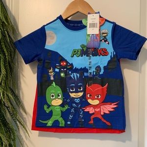 💥NWT💥 PJ MASKS shirt with removable cape ✨